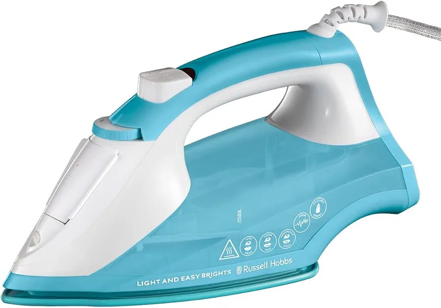 Russell Hobbs Steam Iron Light & Easy Brights - Aqua 2400W (26482)