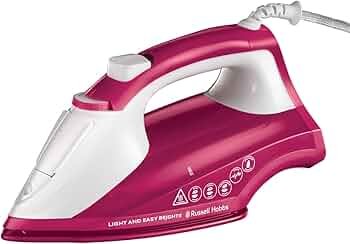 Russell Hobbs Steam Iron Light & Easy Brights - Berry 2400W (26481)