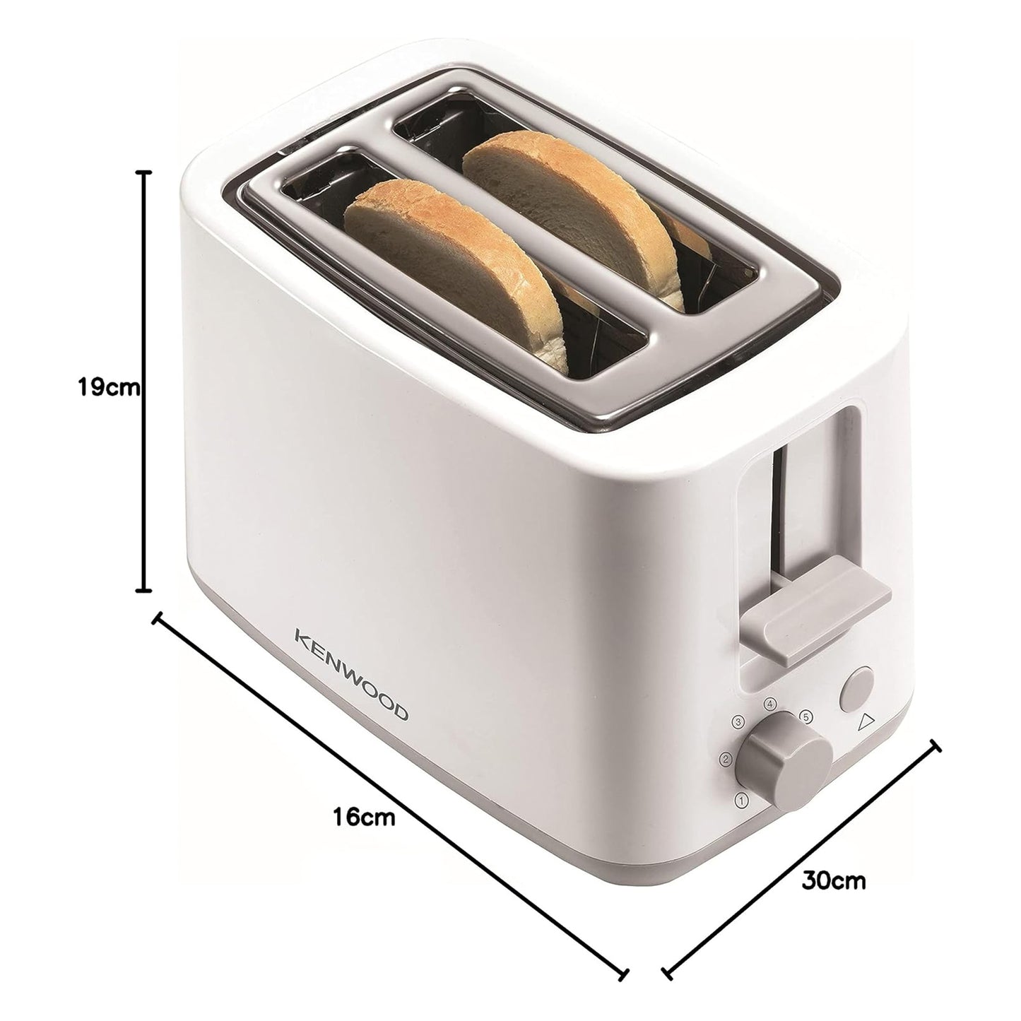 Kenwood Toaster 2 Slice Essentials Collection (TCP01.A0WH)