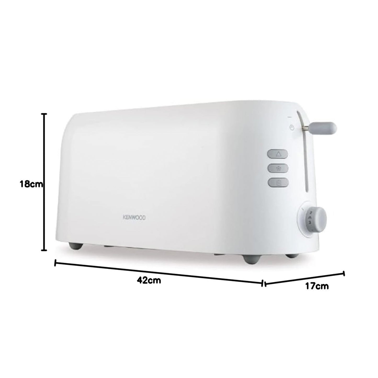 Kenwood Toaster - White (TTP210)