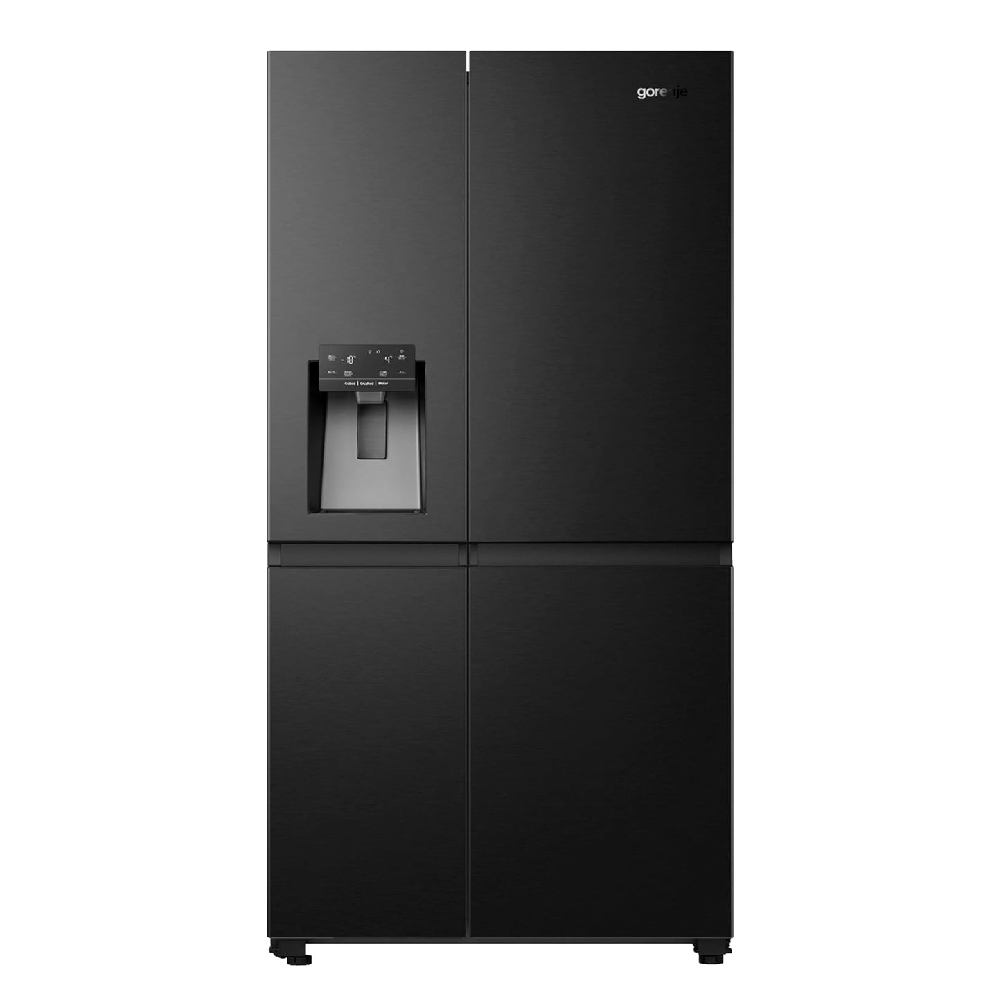 Gorenje Side by Side Refrigerator 601 Liters Black (NRS9181VBIU)