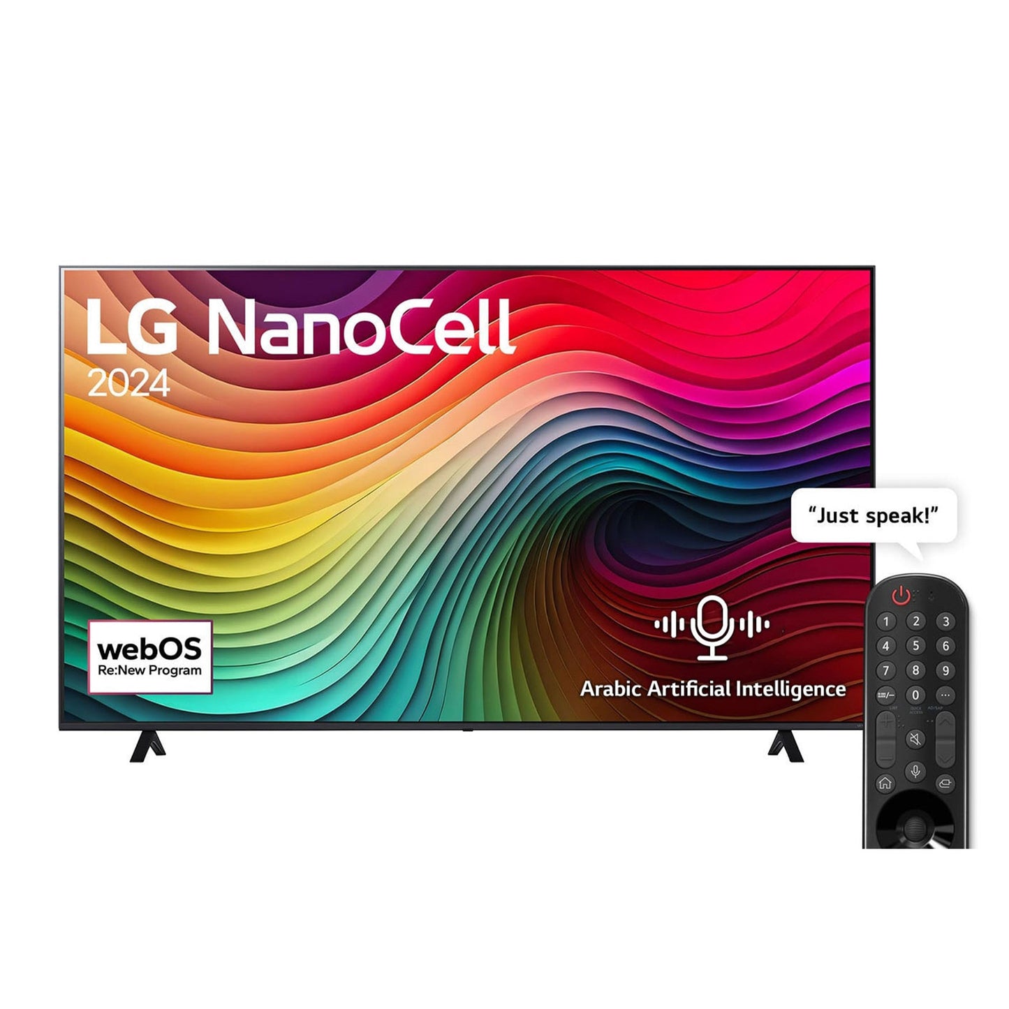 LG 55 Inch LG NanoCell NANO80T 4K Smart TV (55NANO80T6A.AMNE)