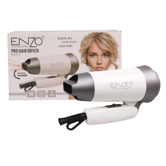 Enzo Travel Pro Hair Dryer Foldable 1800W (EN-607 S/G)