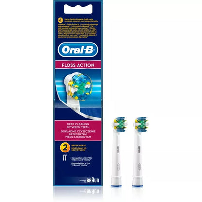 Oral-b Floss Action Replacement Head Pack X2 (Eb25-2)