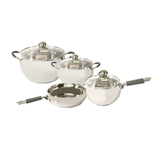 Royalford Stainless Steel Cookware Set of 7 Pieces 7PCs (RF5123)