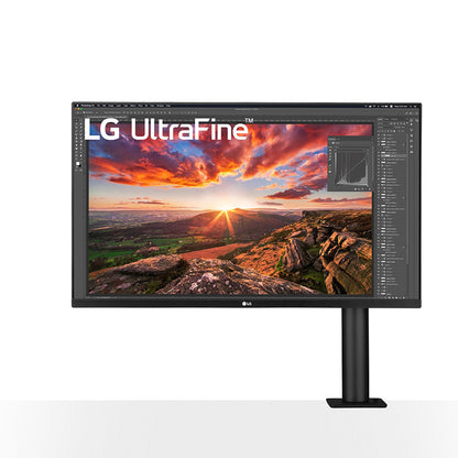 LG 32 Inch UltraFine™ Display Ergo Monitor, UHD 4K IPS Display, HDR10, USB Type-C, Black