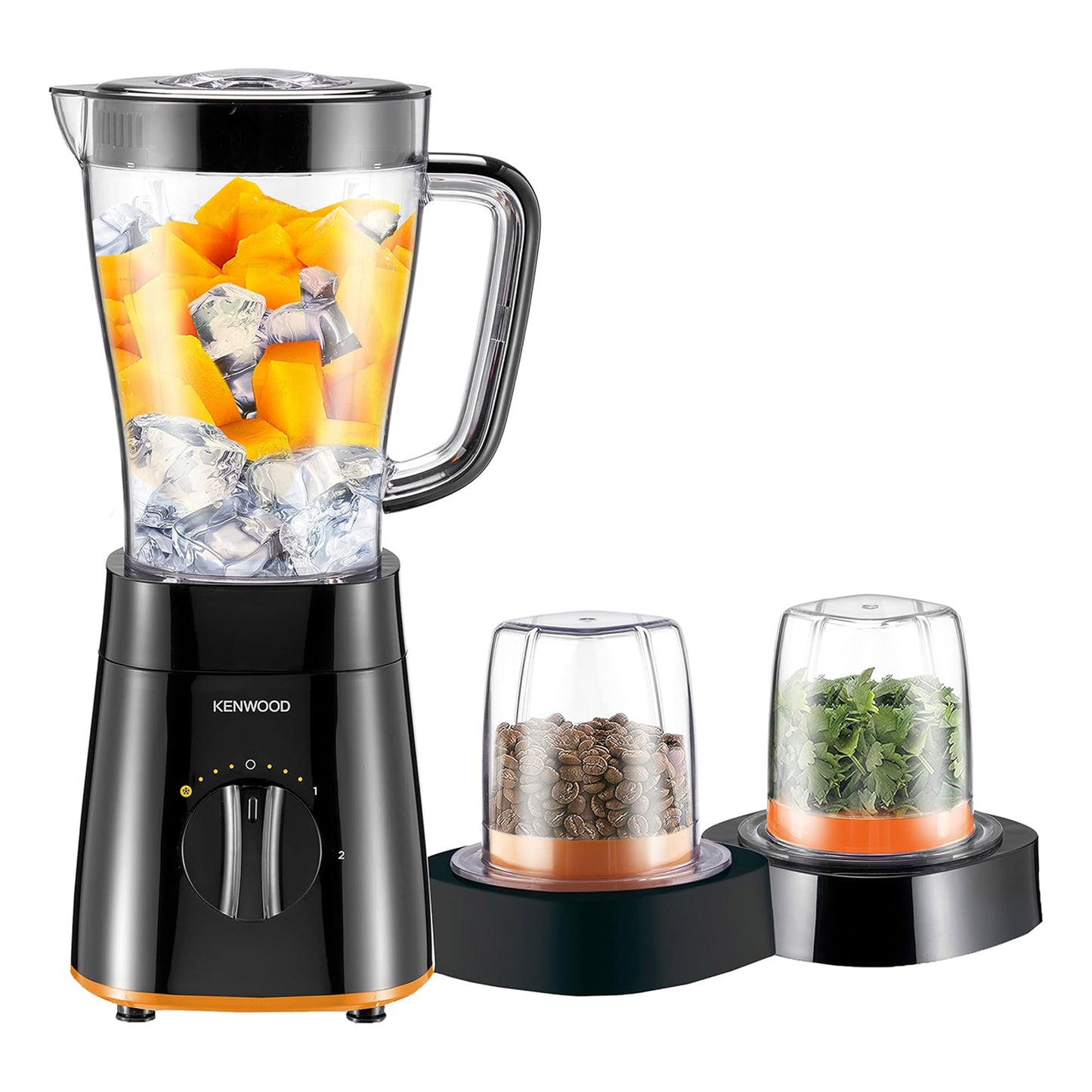 Kenwood Blender 500 Watt With 2 Mill Black (BLP15.360)