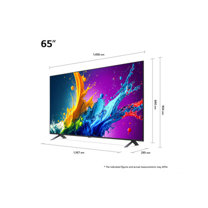 LG 65 Inch LG QNED QNED80T 4K Smart TV (65QNED80T6B.AMNE)