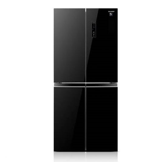 SHARP 4 Doors Refrigerator 560 Liter Glass Black (SJ-FH560-BK3