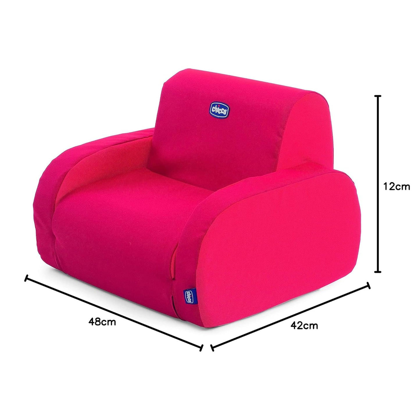 Chicco Padded Chair Twist Sofa Red (8058664034253)