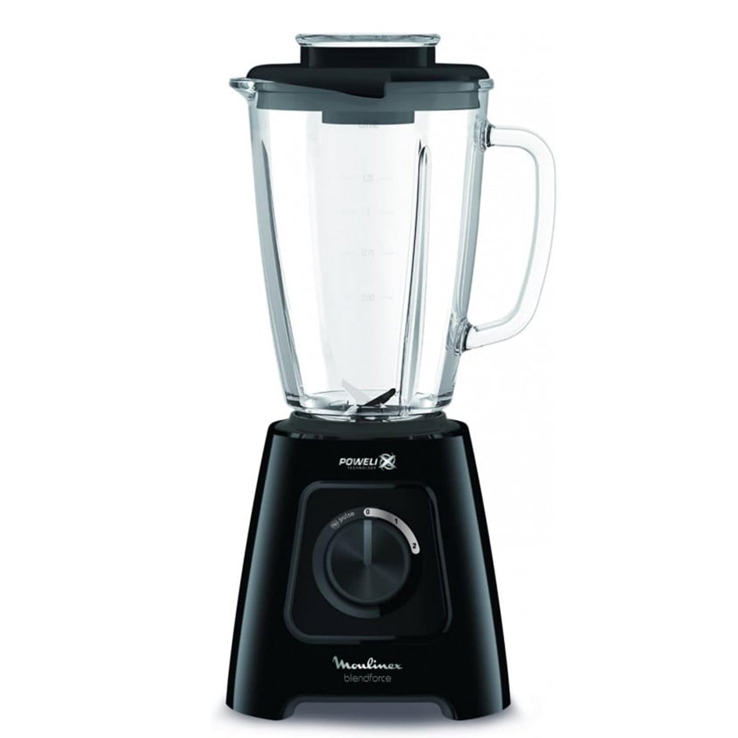 Moulinex Blender, BlendForce 2, 1.25 L Blender Mixer,, 600W (LM42R827)