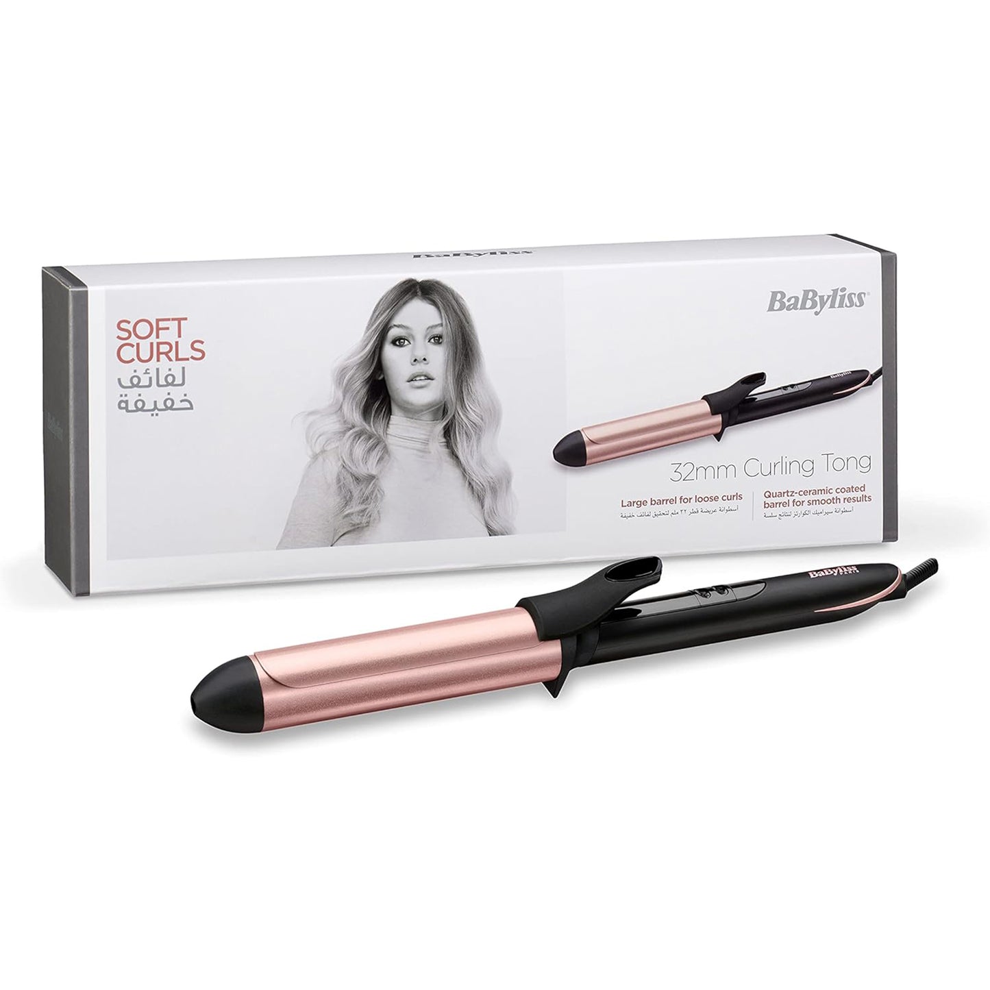 BaByliss Hair Curling Iron |32mm Curling (C452SDE)