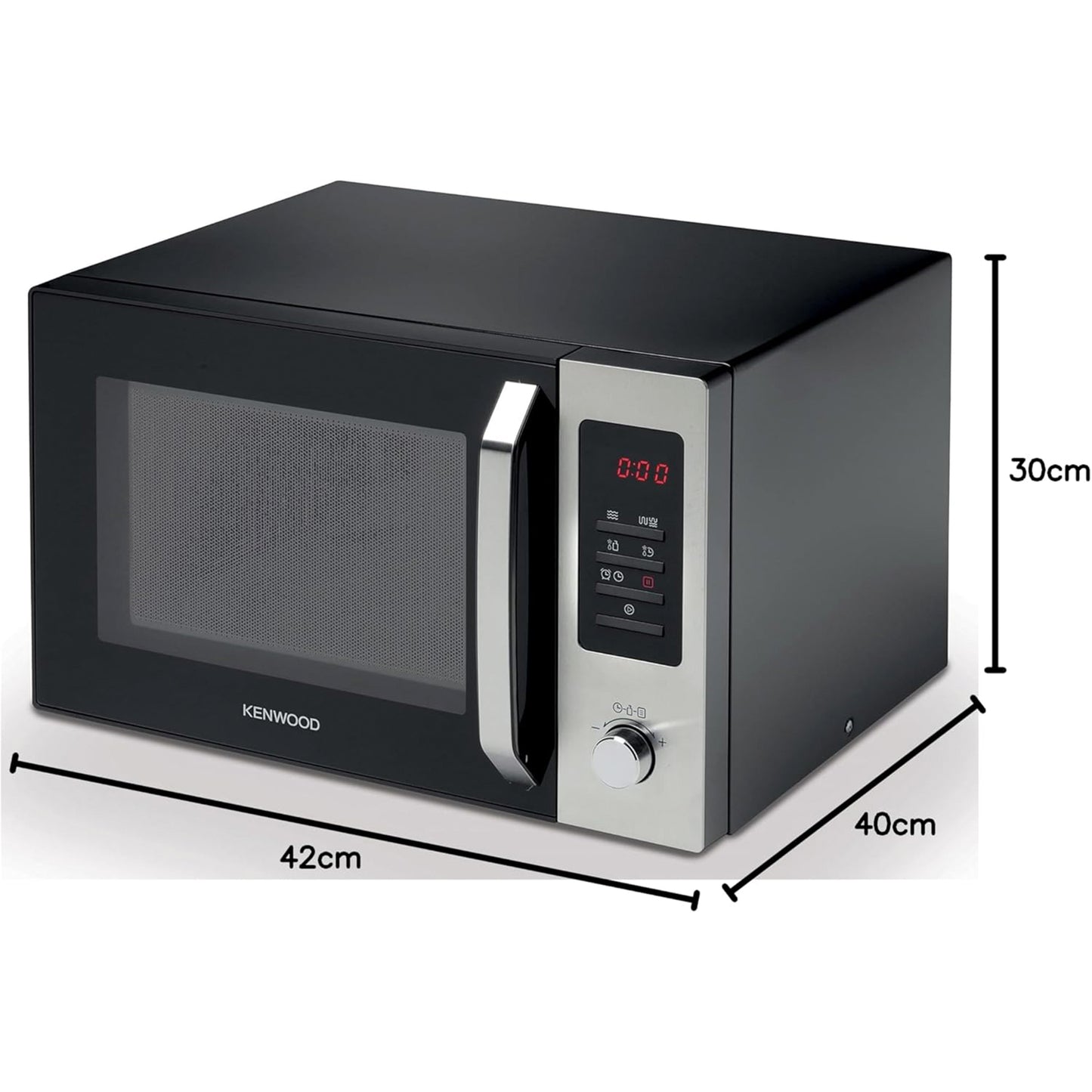 Kenwood Microwave With Grill 900 Watt 30 Liter - Black (MWM30.000BK)