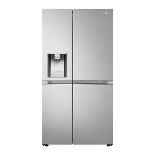 LG Door-in-Door™ ThinQ™ Side By Side 674 L Gross Capacity, Refrigerator UV Nano™, Linear Cooling™, ThinQ™ in Silver Color (GCJ-287TNL.APZPELF)