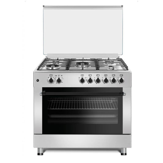 CONTI GAS COOKER - 90CM - 5 BURNERS - CAST IRON (CGC 963 FFC IX)