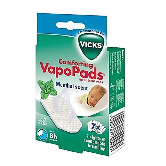 Braun Vicks Vapo Pads Comforting Menthol Refill Scent 7 Pieces( VH7V1)