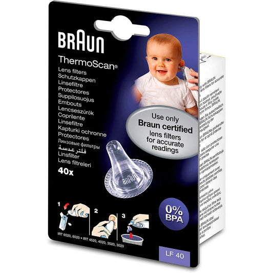 Braun Lens Filters LF40 for ThermoScan Ear Thermometers (LF40EULA01 )