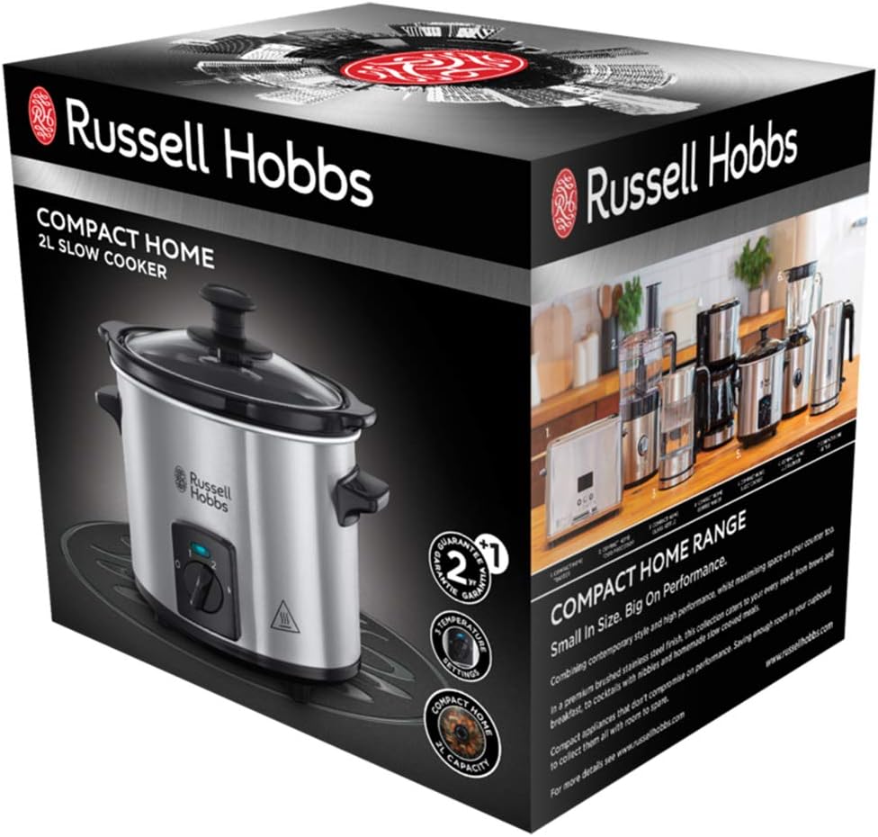 Russell Hobbs Compact Home Slow Cooker 2L 145W (25570)