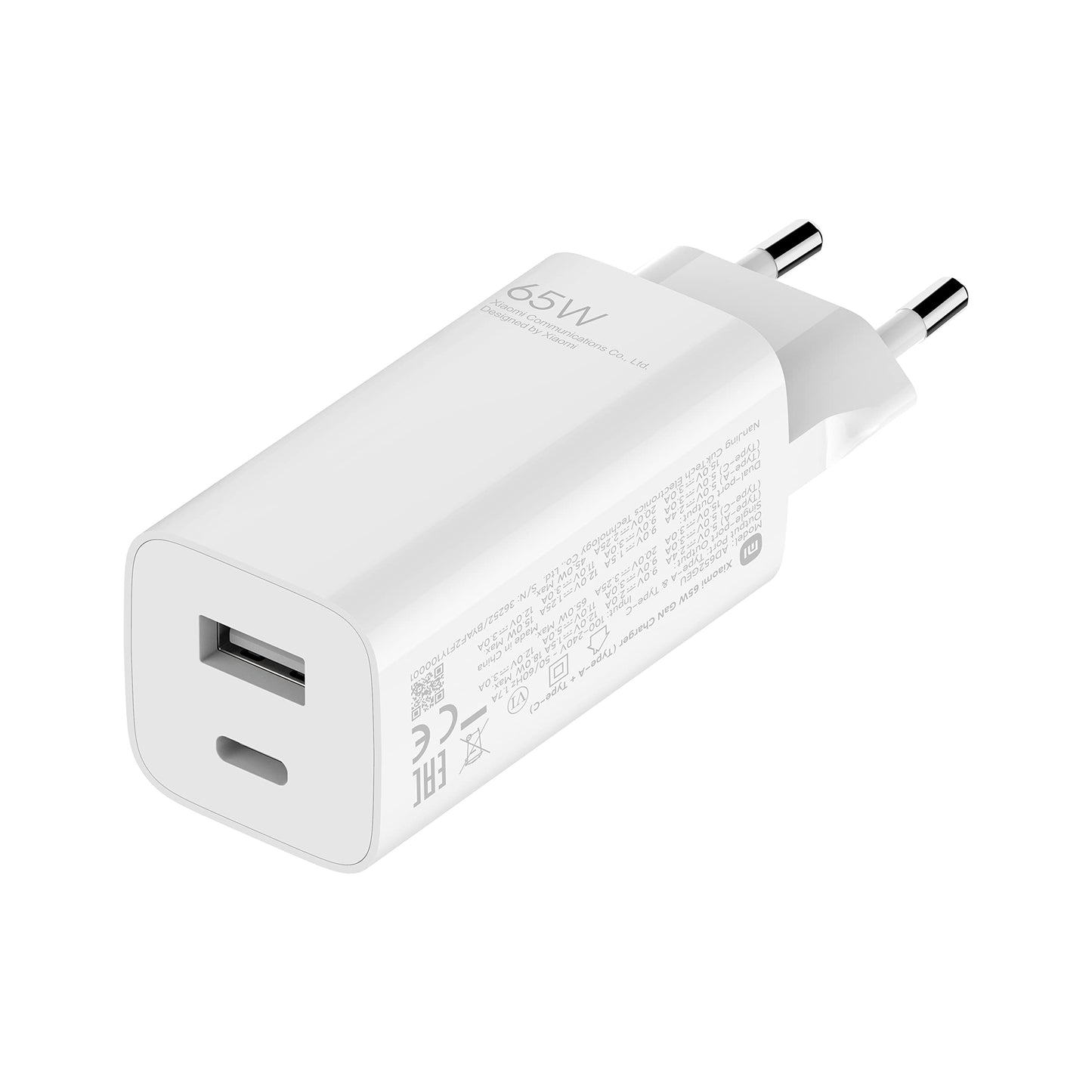 Xiaomi 65W GaN Charger (Type-A + Type-C) EU(BHR5515GL)