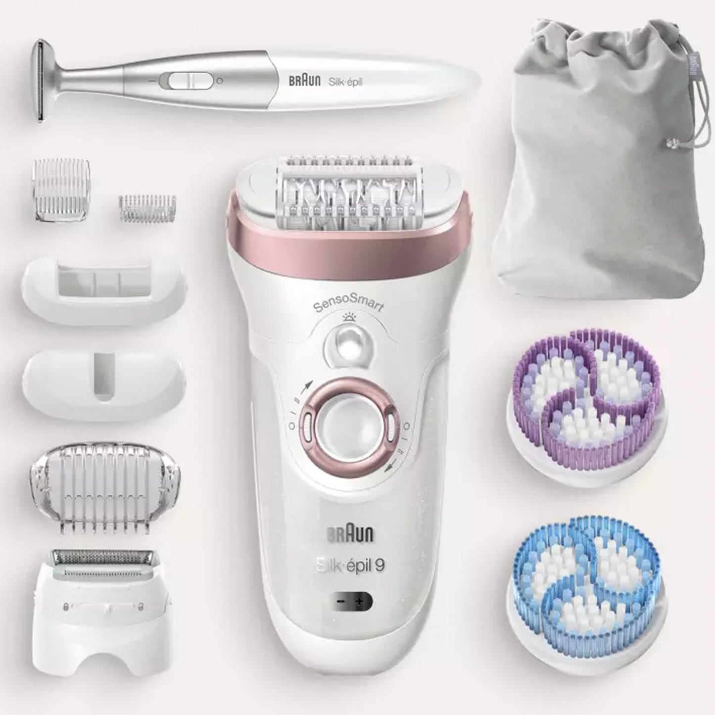 Braun Wet & Dry Epilator For Women - White (SE9980)