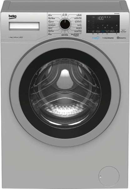 Beko Washing Machine 9 Kg 1400 RPM 15 Programs A+++ (WUE9736XSS)