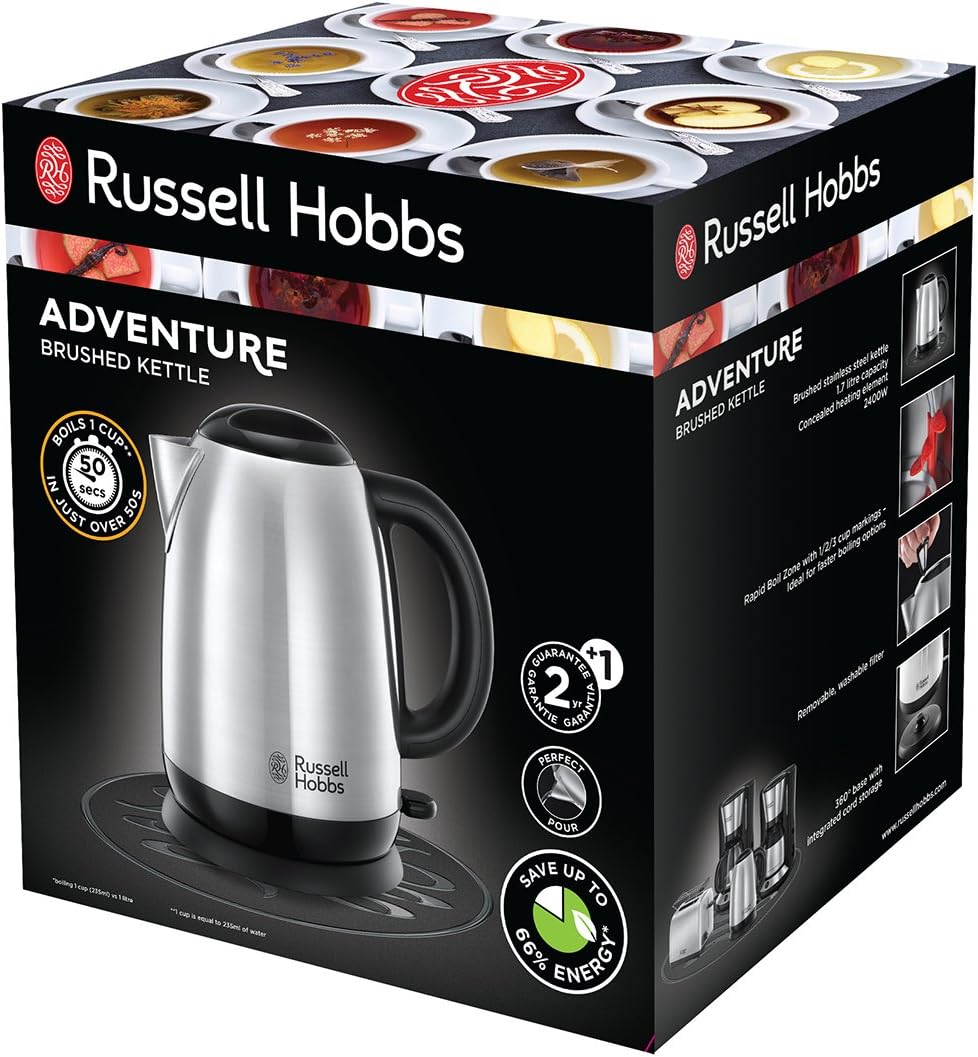 Russell Hobbs Electric Kettle 1.7L 2400W (23912)