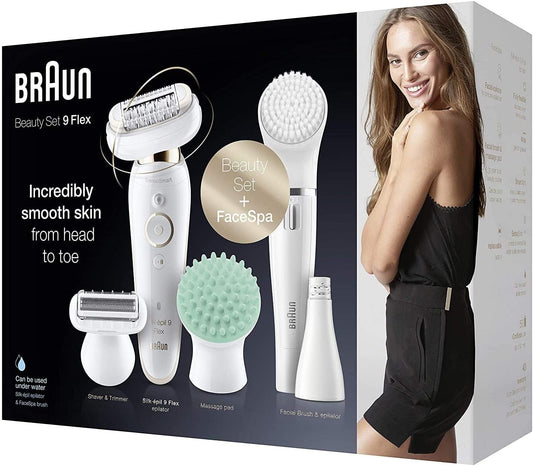 Braun Silk Epil White & Gold, with Flexible Head (SES9300)