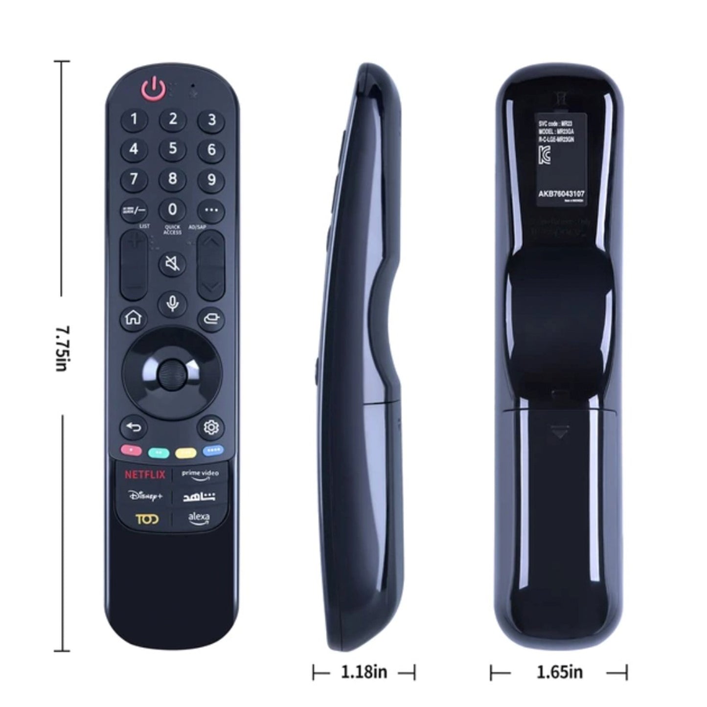 LG Magic Remote Control for select 2022 Compatible with Many LG Models (MR22GA)