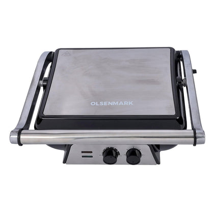 Olsenmark Super-Jumbo Grill Sandwich Maker 2000W OMGM2441 Black/Silver (OMGM2441)