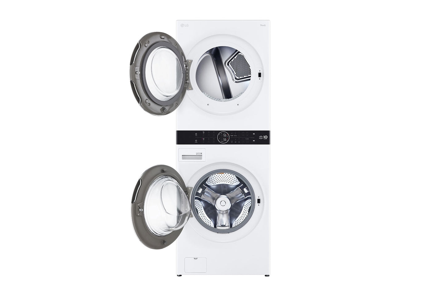 LG Single Unit Front Load 17/16 KG, LG WashTower™ with Centre Control™, White Color (WT1716WRK.ABWPELF)