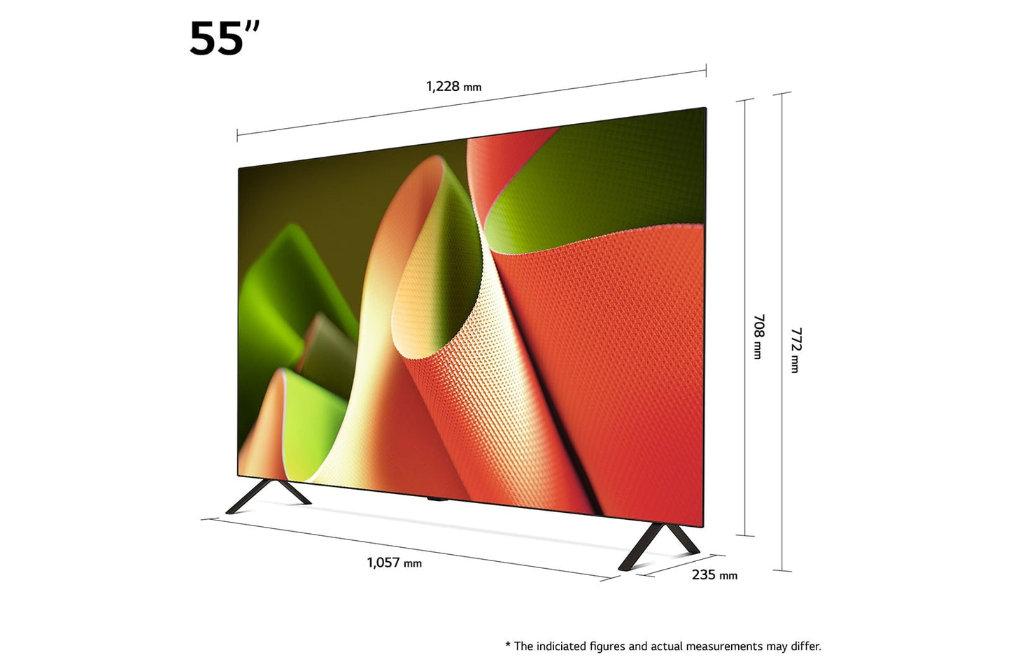 LG 55 Inch LG OLED B4 4K Smart TV  (OLED55B46LA.AMNE)