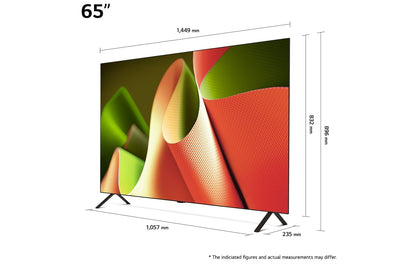 65 Inch LG OLED B4 4K Smart TV AI Magic remote Dolby Vision webOS24 + Free Sound Bar (OLED65B46LA.AMNE+S40T.DJORMLK)