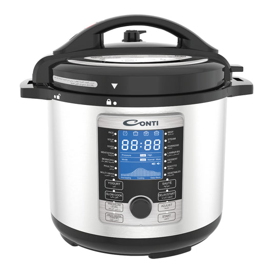 Conti Electric Pressure Cooker 8Liters - 1200W (EPC08A001/004BK)