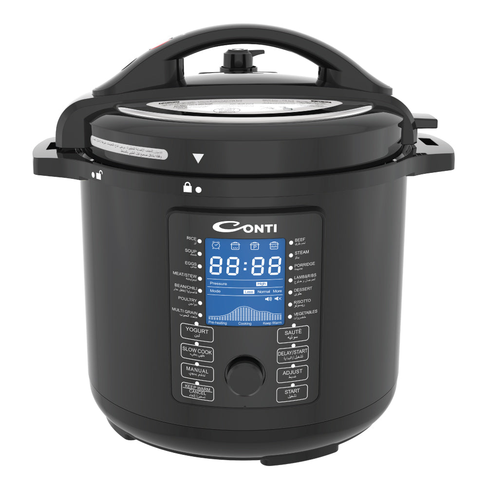 Conti Pressure Cooker 12 L 15P 1600W (EPC12S003/006-BK)