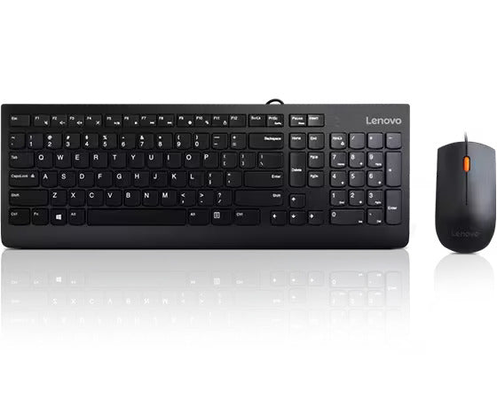 Lenovo 300 Wired Keyboard & Mouse Combo (GX30M39607)