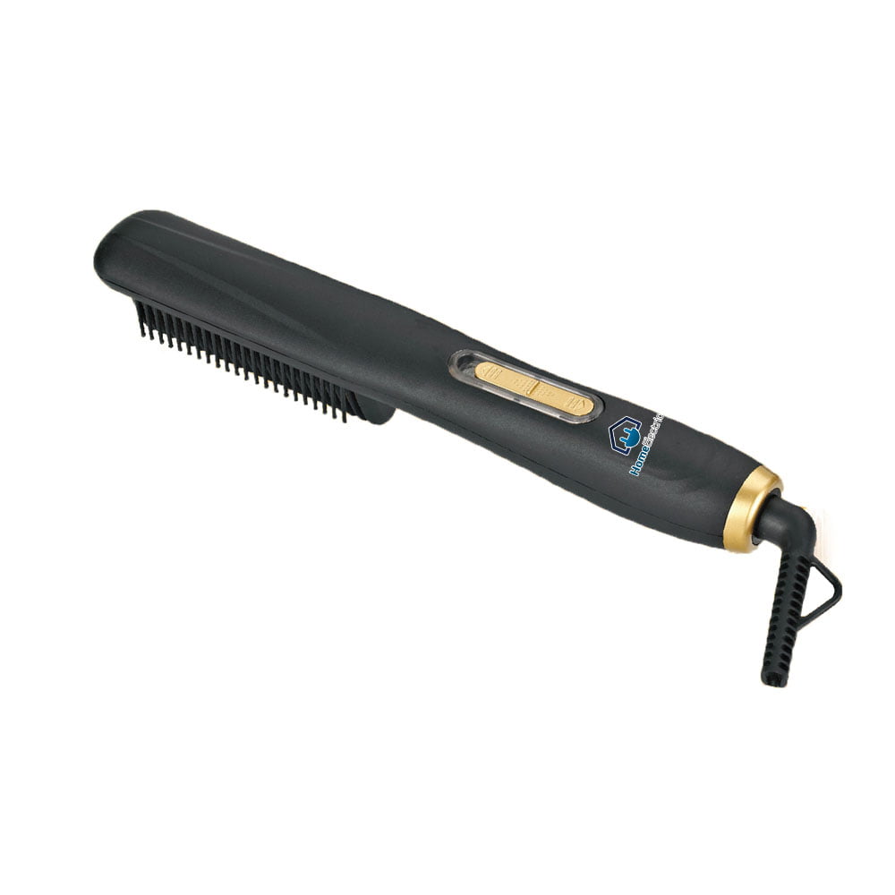 Home Electric Hair Straightener Brush 30W - Black HF-7002 (6293110638414)