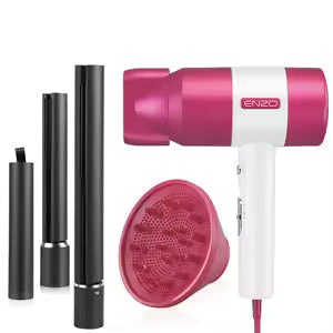 Enzo Hair Dryer & Curler Travel Kit (EN-139)