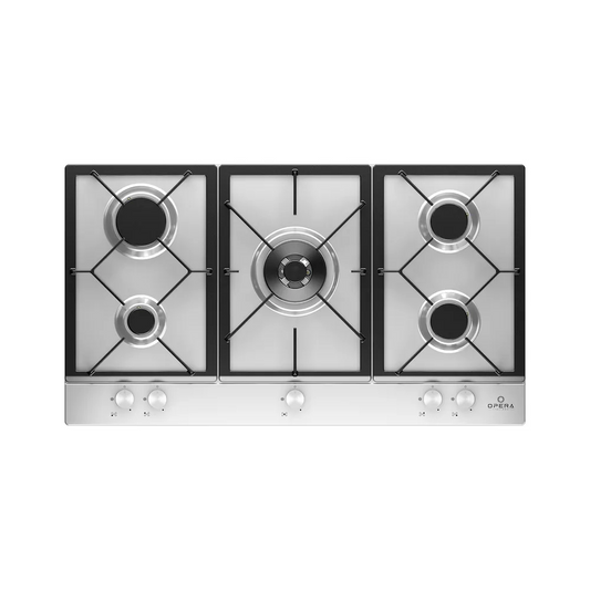 OPERA BI Hob 90 CM Gas 5 Burners Cast Iron (M905CFS)