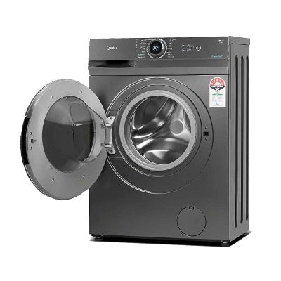 MIDEA Washing Machine 8 KG 14 Programs 1400 RPM A+++ - Gray MF100W80B