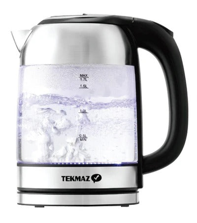 Tekmaz Water Kettle, 1.7Lit, 2200Watts, Stainless Stell (NAS-KGS20)