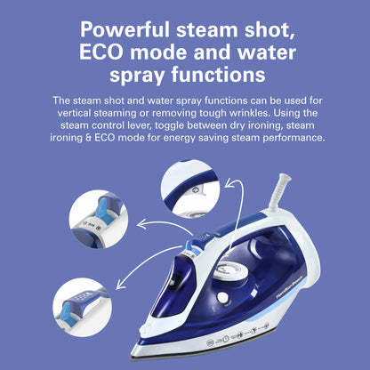 HB STEAM IRON CERAMIC 2500W (ST3797-ME)