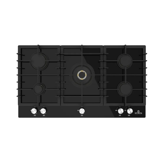 OPERA BI Hob 90 CM Gas 5 Copper Burners Cast Iron (TG905BCFS)