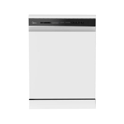 MIDEA Free Standing Dishwasher 14 Sets 8 Programs A++ - White WQP14-7633