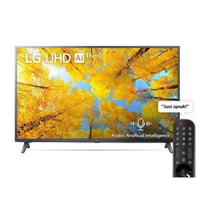 LG UHD 4K TV 43 Inch UQ7500 Series, 4K Active HDR WebOS Smart ThinQ AI (43UQ75006LG.AMNE)