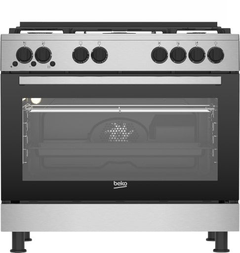 Beko Gas Cooker 90 cm (GG 15114 DX NS)