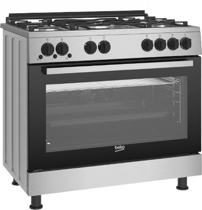 Beko Gas Cooker 90 cm (GG 15114 DX NS)