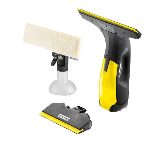 Kärcher Window Cleaning With Brush For Cleaning & 2 Squeegee Blades (WV 2 BLACK)