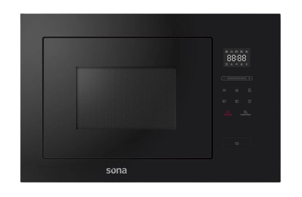 Sona Built-in Microwave 30 L Black 900W With Grill 1000W (SMB30BKG)