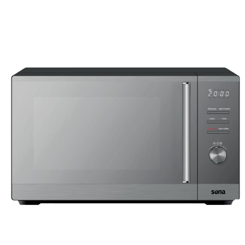 Sona Microwave 34 L Silver With Mirror Glass 1000W (EM34LSK)