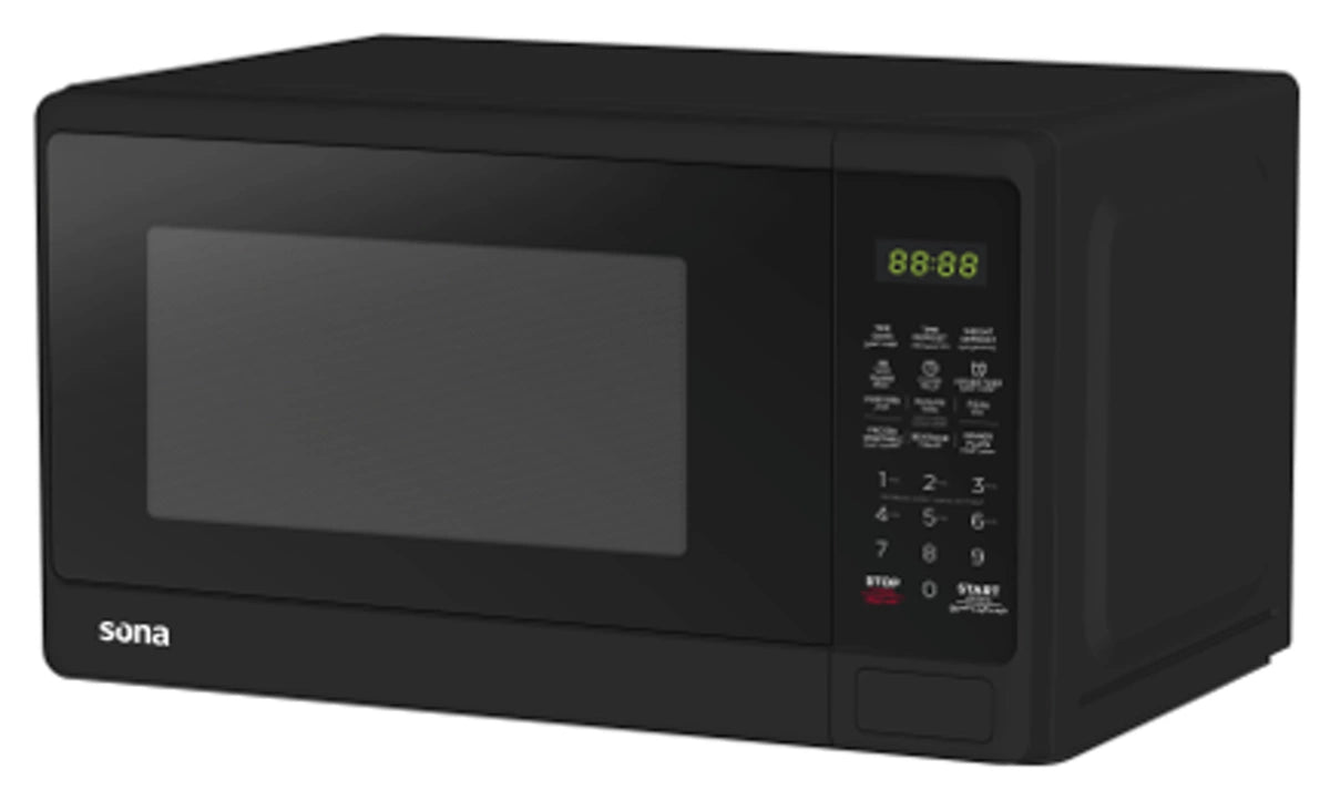 Sona Microwave 700W Black With 6 Auto Cooking Menus (EM22LBK)